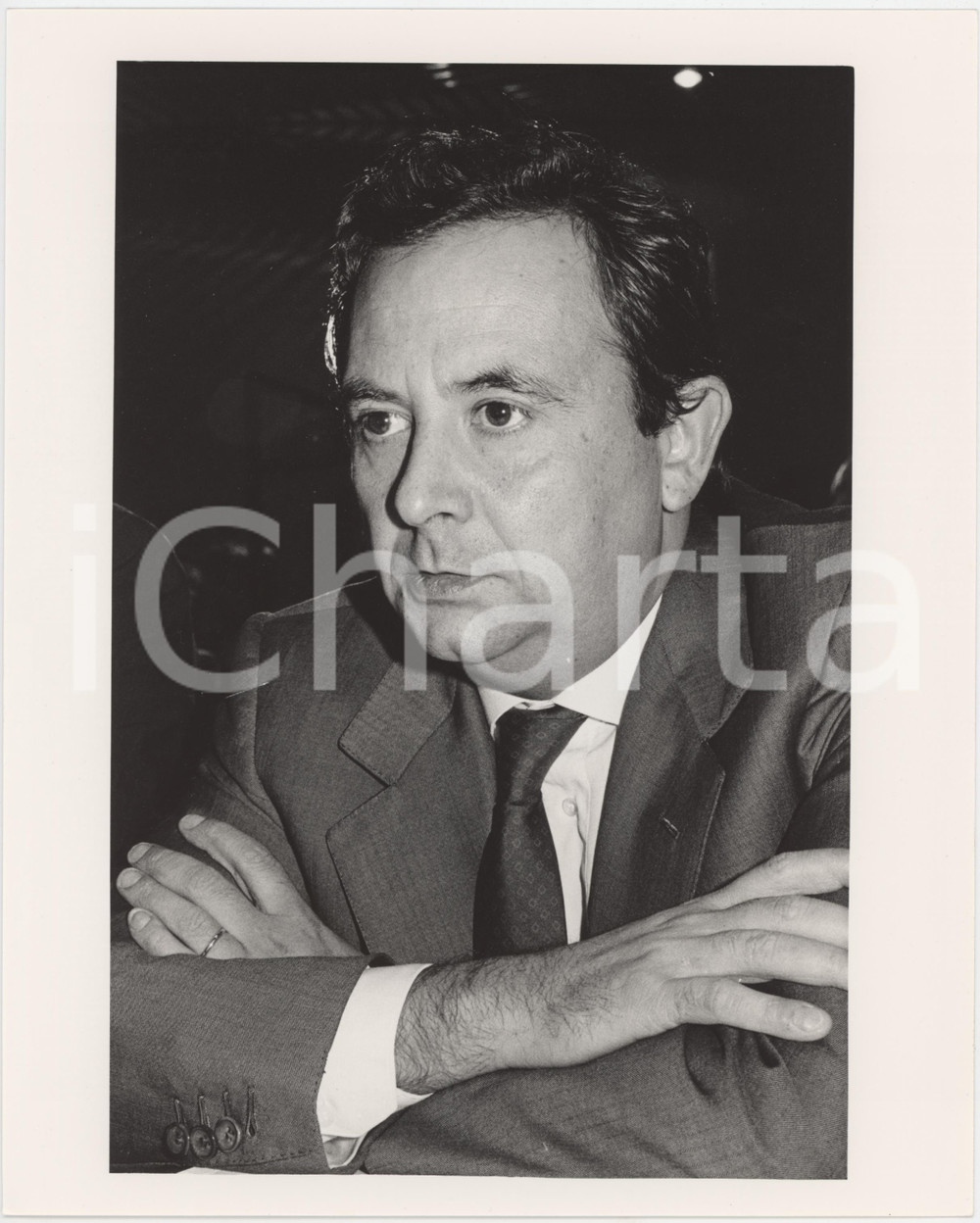Fotografia d epoca originale 1985 ca CONFINDUSTRIA Carlo PATRUCCO Ritratto  Foto 20x25 cm 4 1