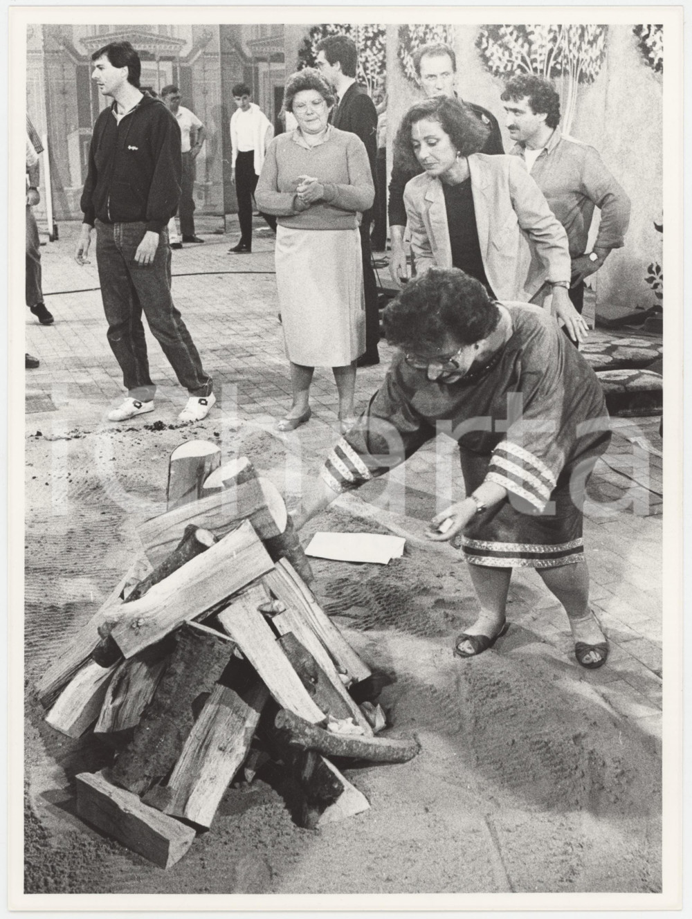 Fotografia d epoca originale 1986 RAI 1 Il bello della diretta  Larissa VILENSKAYA Pirobata  Foto 18x24 3 1