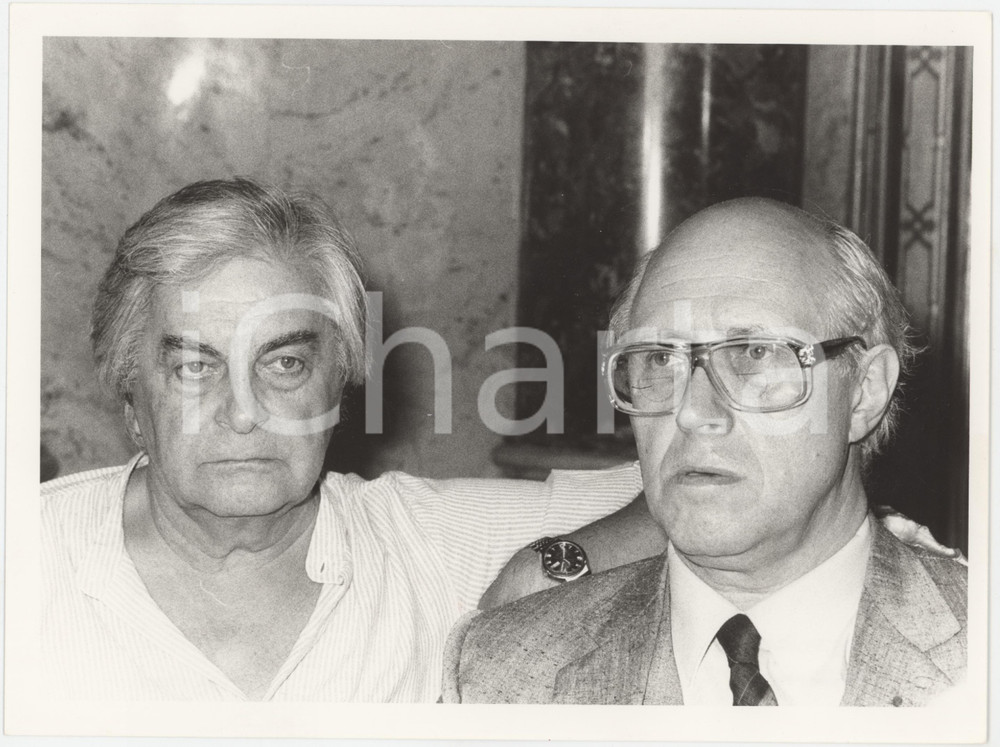 1985 ca COSTUME Jurij PetroviÄ LJUBIMOV Mstislav ROSTROPOVIC Foto 24x18 cm (1)