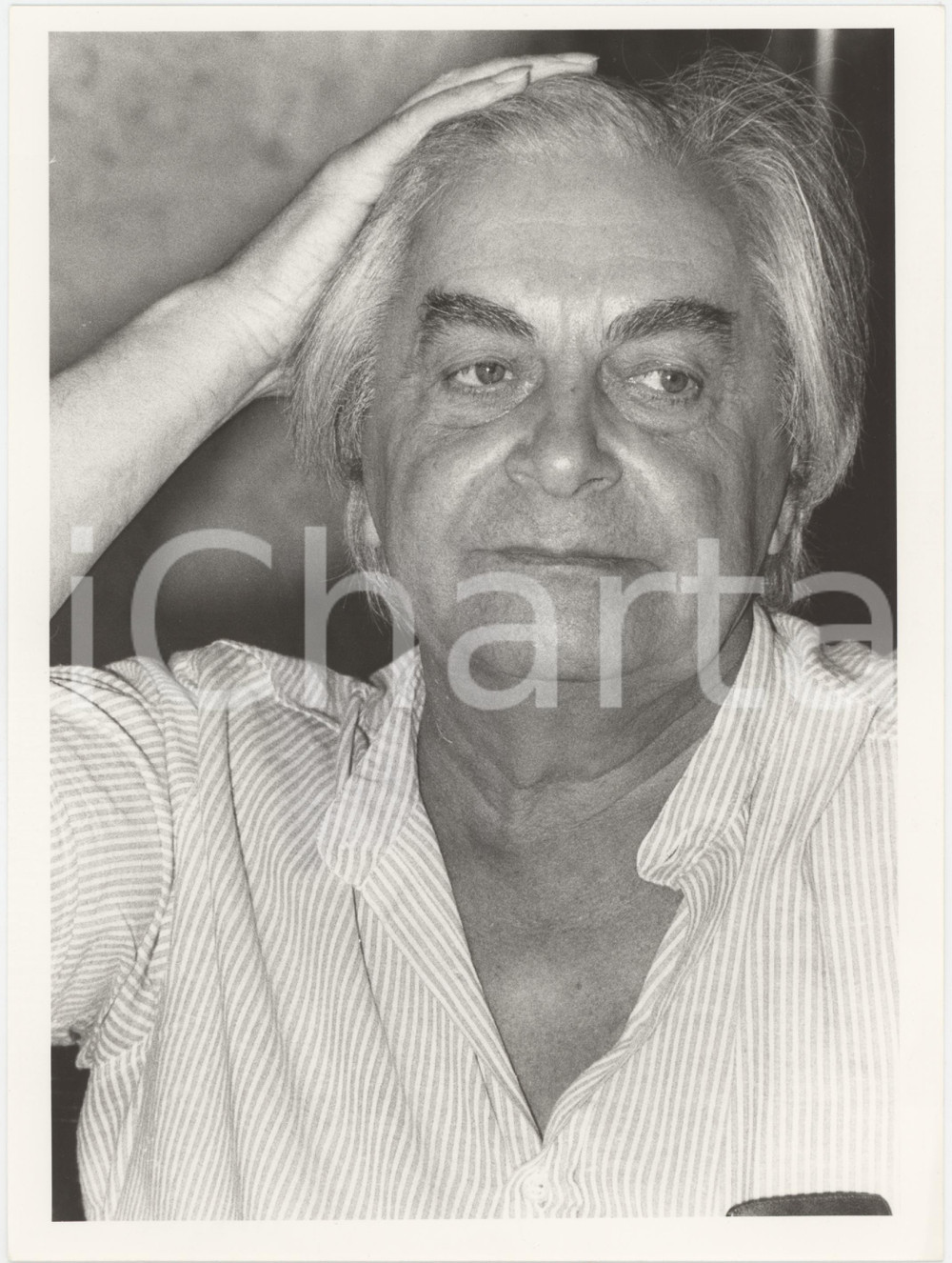 Fotografia d epoca originale 1985 ca ITALIA  COSTUME Jurij PetroviÄ LJUBIMOV Ritratto  Foto 18x24cm 1 1