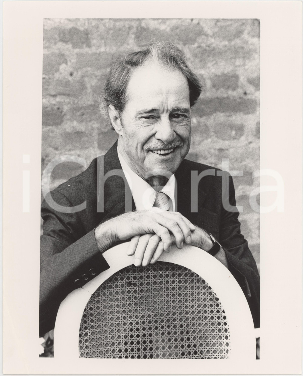 Fotografia d epoca originale 1988 VENEZIA Mostra del cinema  Don AMECHE Ritratto  Foto 20x25 cm 1 1