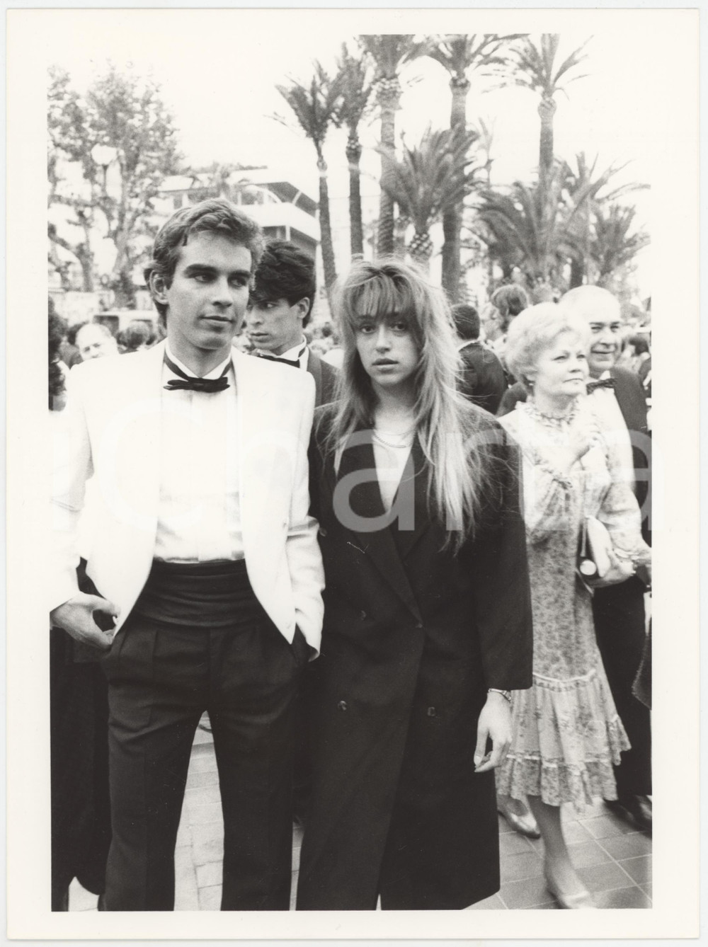 Fotografia d epoca originale 1985 ca FESTIVAL DI CANNES Pierre COSSO Ritratto  Foto 18x24 cm 1