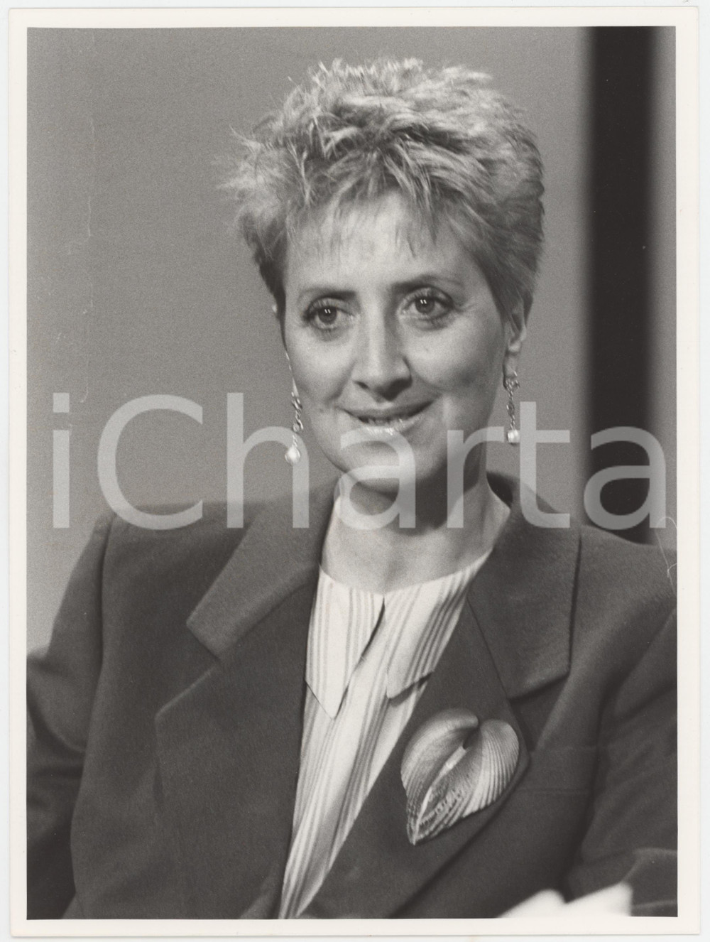 Fotografia d epoca originale 1985 ca PARTITO SOCIALISTA Marisa BELLISARIO Politico PSI Foto 18x24 cm 2 1