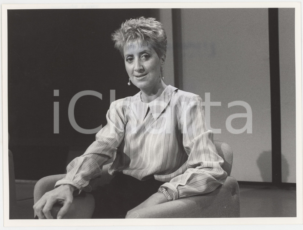 Fotografia d epoca originale 1985 ca PARTITO SOCIALISTA Marisa BELLISARIO Politico PSI Foto 24x18 cm 1