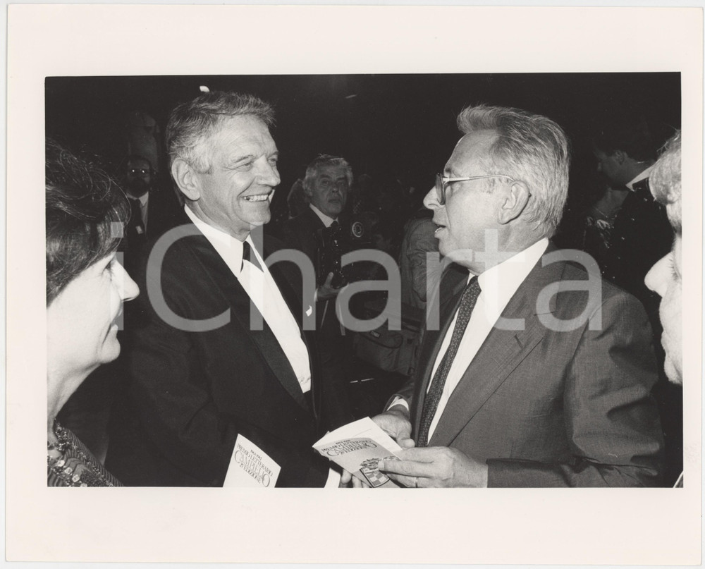 Fotografia d epoca originale 1985 ca DEMOCRAZIA CRISTIANA Luigi GRANELLI Politico DC Foto 25x20 cm 1 1
