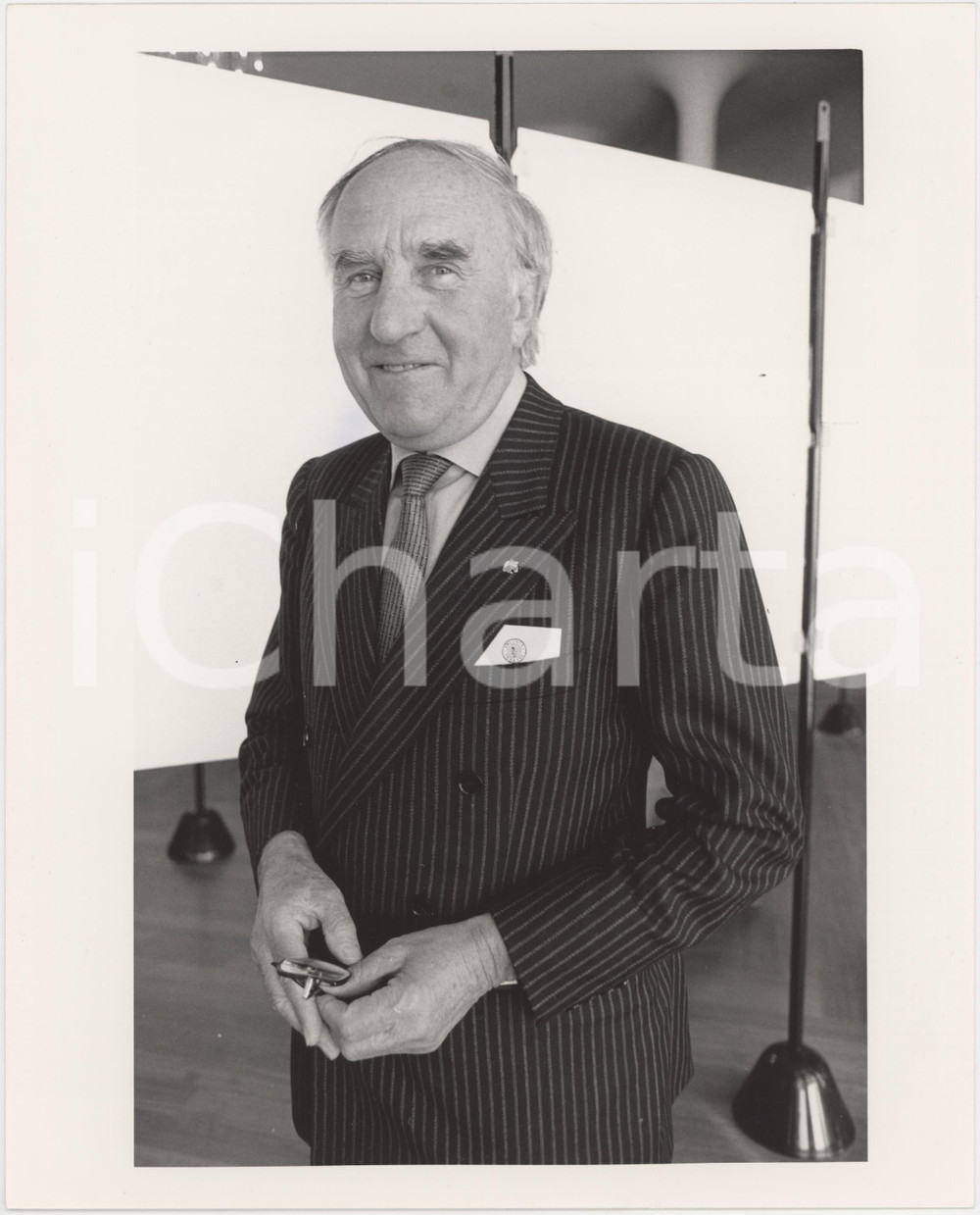 Fotografia d epoca originale 1985 ca ITALIA  COSTUME Antonio RATTI Ritratto  Foto 20x25 cm 2 1