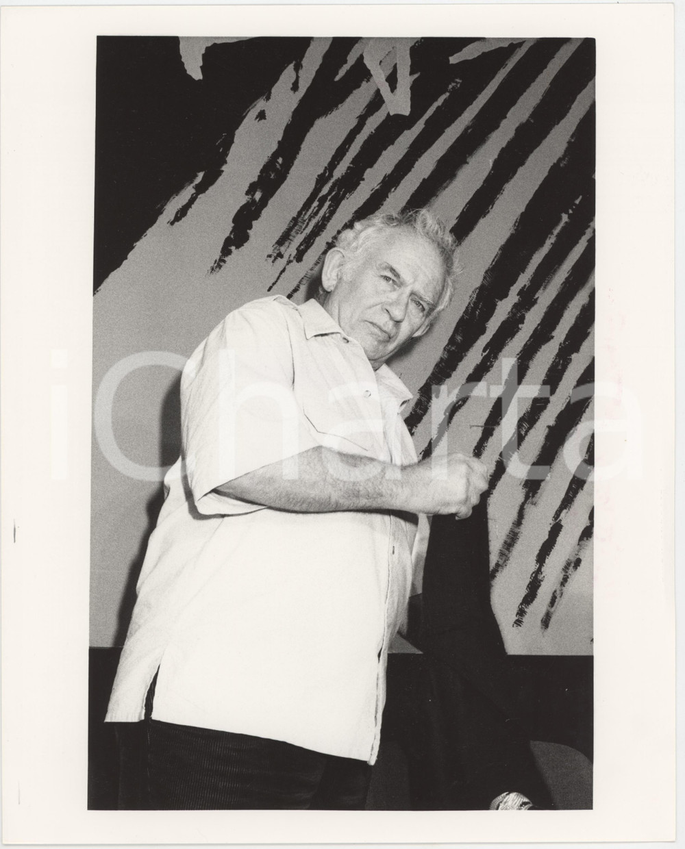 Fotografia d epoca originale 1985 ca COSTUME Norman MAILER Ritratto dello scrittore  Foto 20x25 cm 1 1