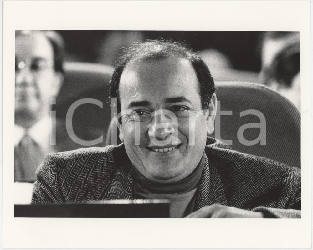Fotografia d epoca originale 1985 ca PARTITO SOCIALISTA Franco PIRO Politico PSI Foto 25x20 cm 1