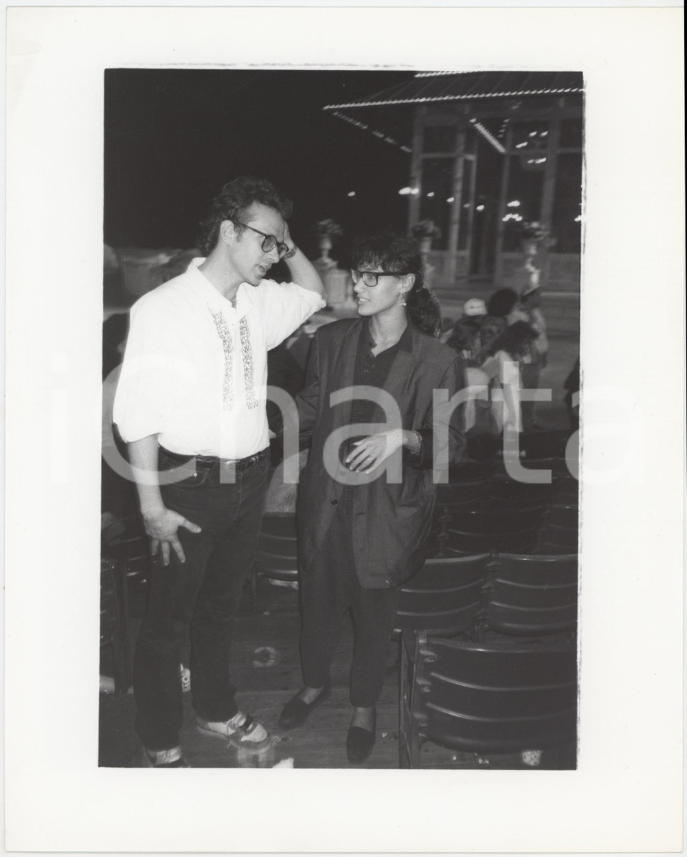 1985 ca CINEMA Jennifer BEALS  Alexandre ROCKWELL Foto 20x25 cm
