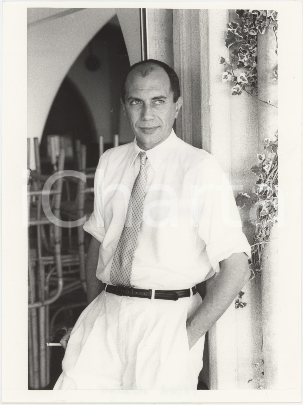 Fotografia d epoca originale 1990 ca VENEZIA Mostra del Cinema  FÃ©odor ATKINE Foto 18x24 cm 1