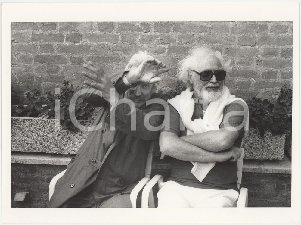 1986 VENEZIA Mostra del Cinema - Henning CARLSEN Donald SUTHERLAND Foto 24x18