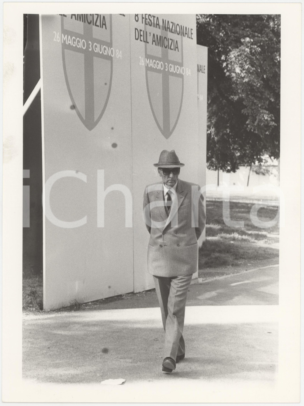 Fotografia d epoca originale 1984 MILANO Festa dell amicizia DEMOCRAZIA CRISTIANA Foto 18x24 cm 4 1