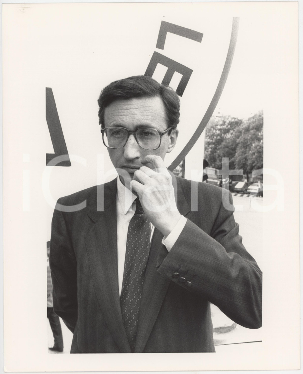 1993 MSI - ALLEANZA NAZIONALE Gianfranco FINI Ritratto - Foto 20x25 cm (10)