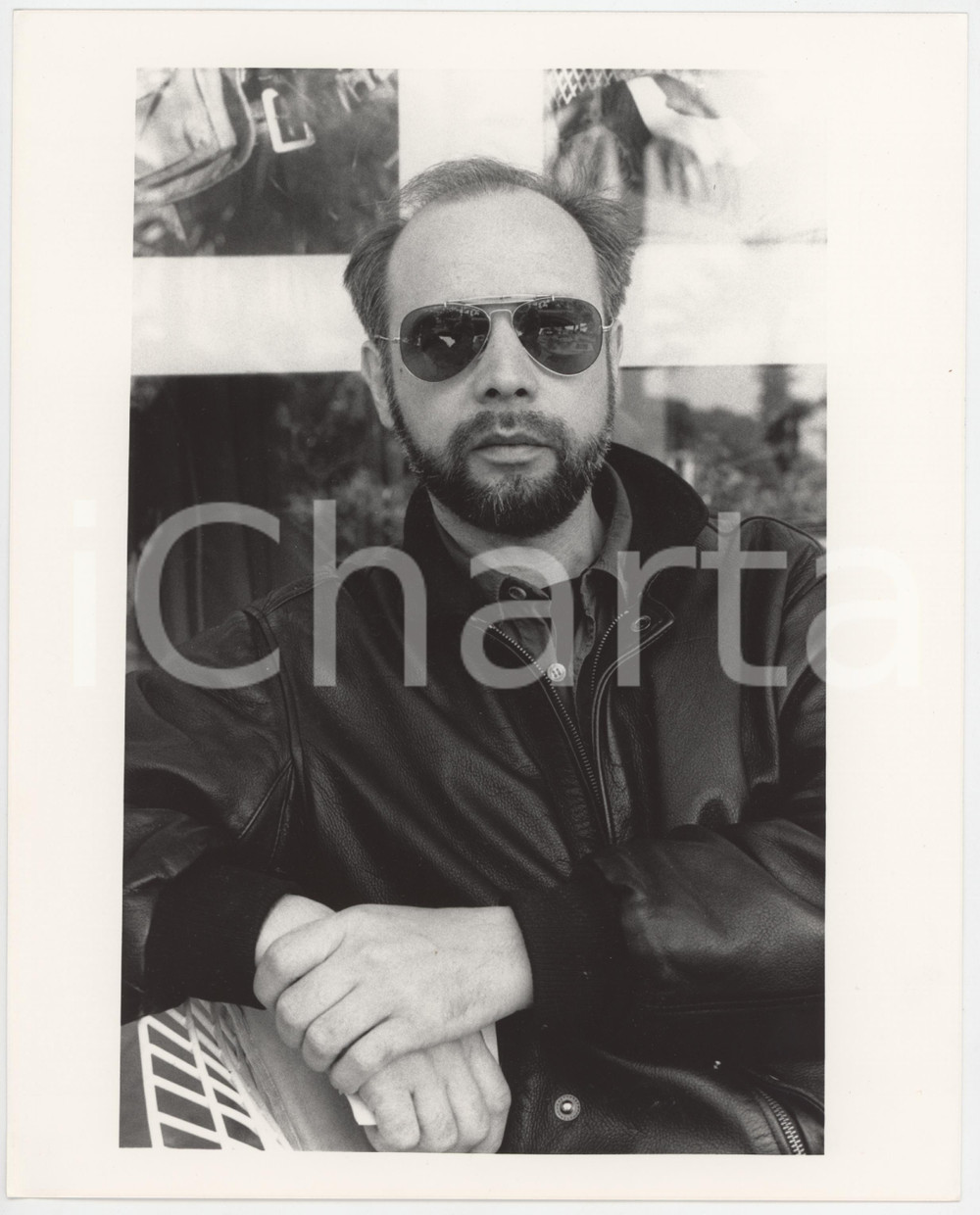 Fotografia d epoca originale 1988 FESTIVAL DI CANNES Robert VAN ACKEREN Ritratto regista  Foto 20x25 cm 1