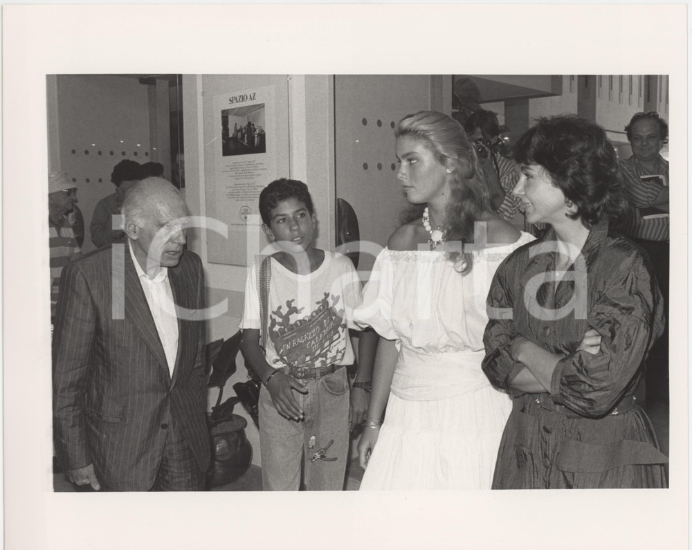 Fotografia d epoca originale 1987 VENEZIA ThÃ©rÃ¨se LIOTARD Luigi COMENCINI Santo POLIMENO Giada FAGGIOLI Foto 1