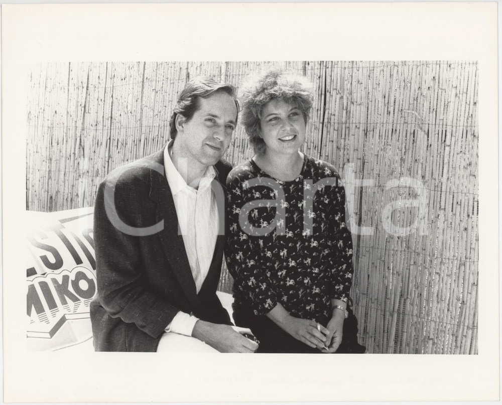 Fotografia d epoca originale 1990 ca ITALIA CINEMA Fiorella INFASCELLI Vanni RICOTTINI Foto 25x20 cm 1 1