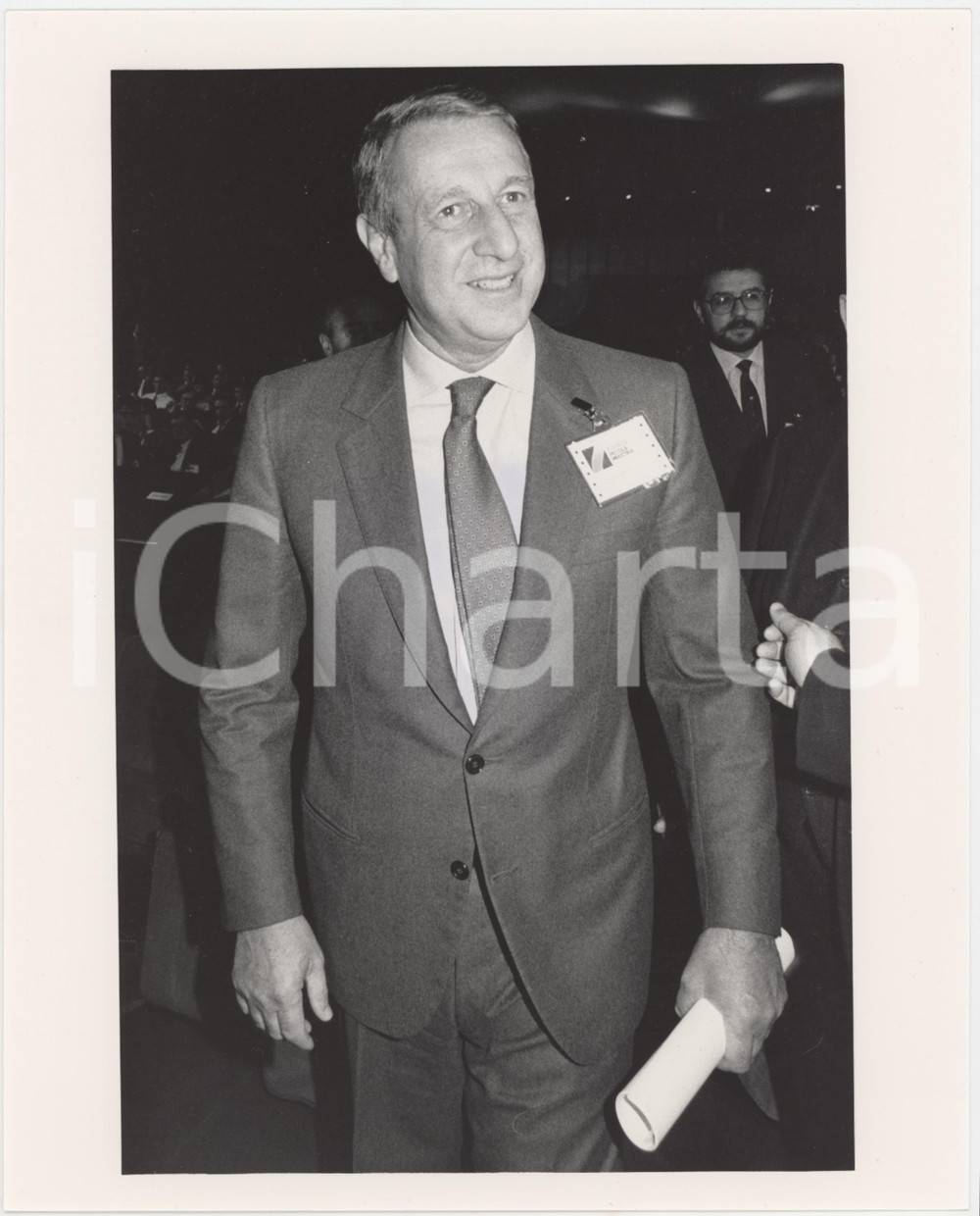Fotografia d epoca originale 1990 ca CONFINDUSTRIA Risorsa piccola Industria  Franco MUSCARÃ€ Foto 20x25 1 1
