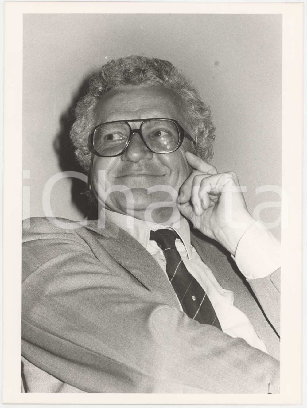 Fotografia d epoca originale 1985 ca ITALIA Paolo BENZONI Amministratore delegato SIP Foto 18x24 cm 2 1
