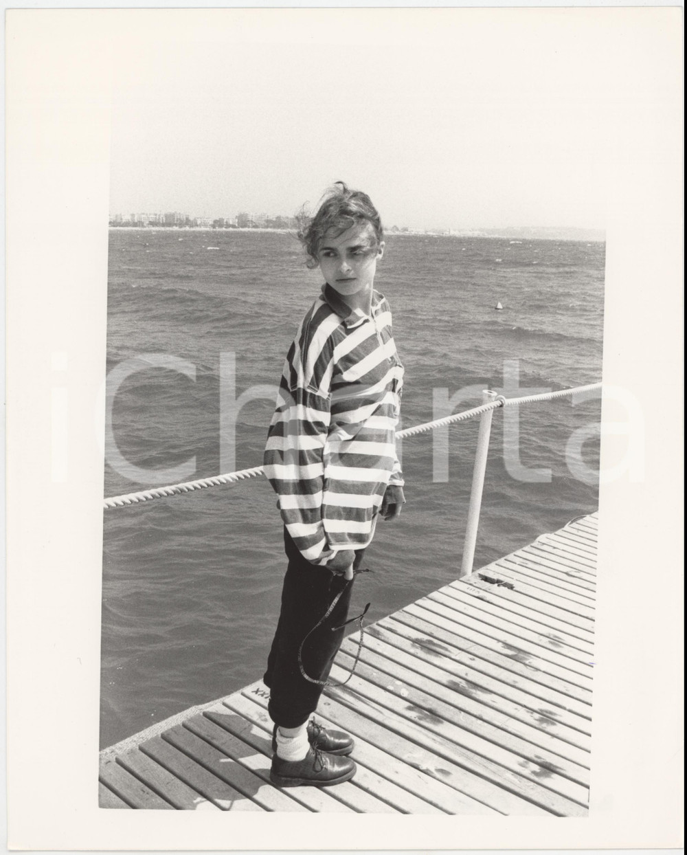 Fotografia d epoca originale 1986 MOSTRA DEL CINEMA DI VENEZIA Helena BONHAM CARTER Foto 20x25 cm 1