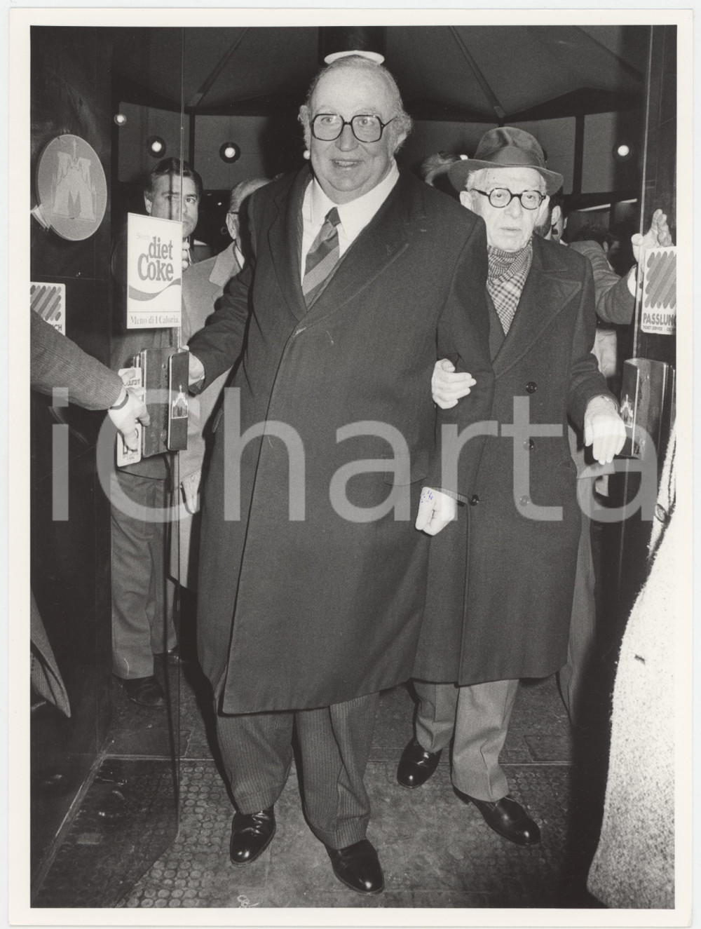Fotografia d epoca originale 1985 ca PARTITO REPUBBLICANO Giovanni SPADOLINI Leo VALIANI Foto 18x24 cm 1