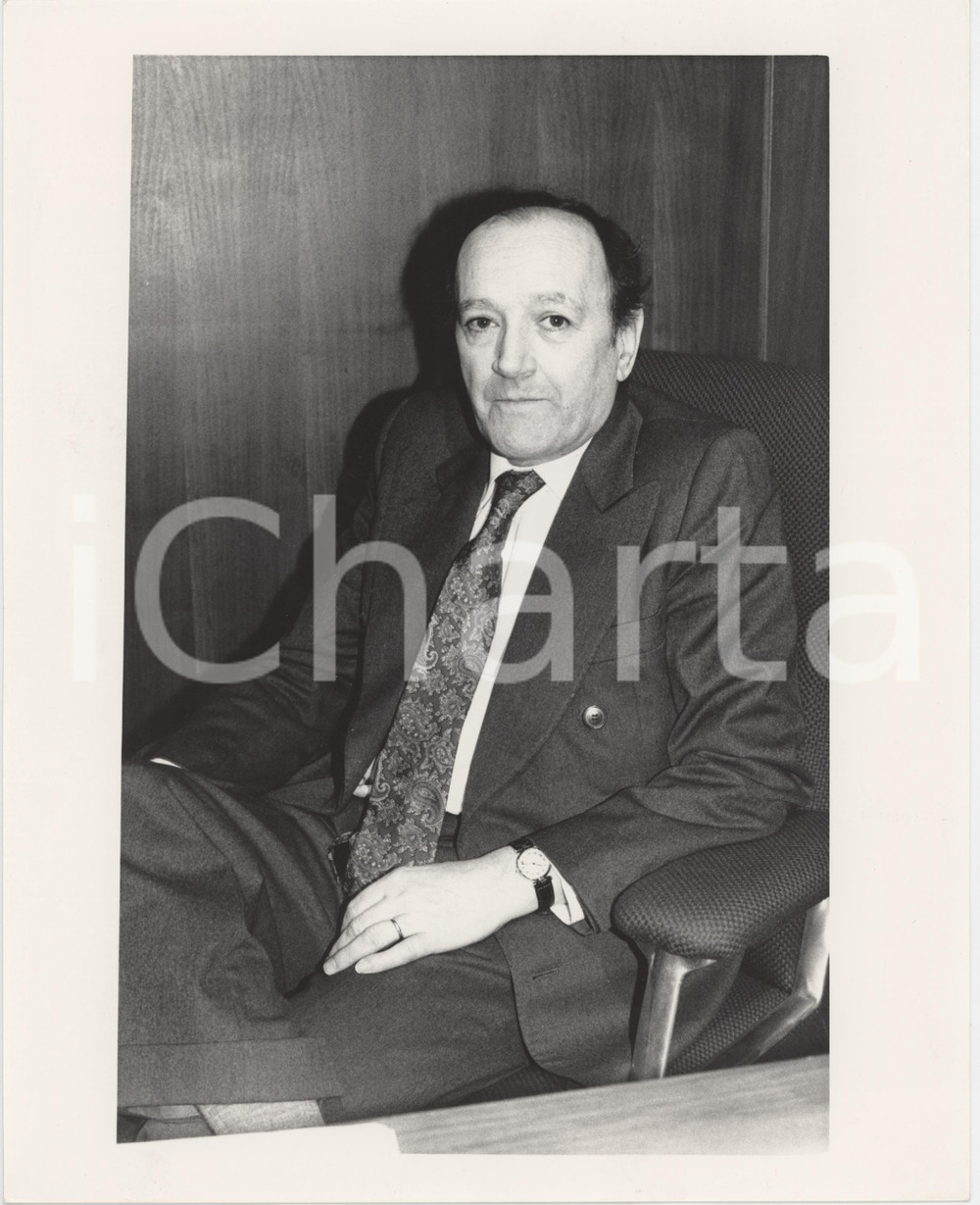 Fotografia d epoca originale 1985 ca ITALIA  COSTUME Giancarlo MAZZOCCHI Ritratto  Foto 20x25 cm 1