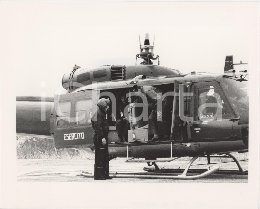 Fotografia d epoca originale 1985 ca ESERCITO ITALIANO Generale Ciro DI MARTINO Foto 25x20 cm 1