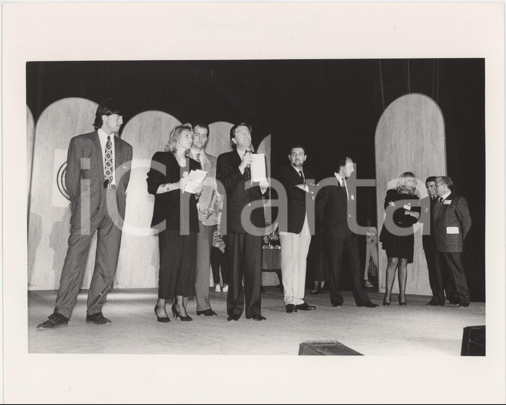 Fotografia d epoca originale 1985 ca ITALIA  COSTUME Walter ZENGA Roberta TERMALI Foto 25x20 cm 2 1