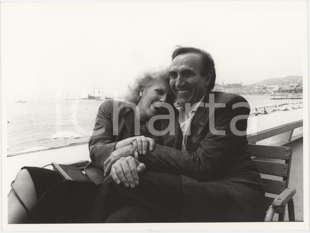 1986 CANNES - CINEMA Pippo BAUDO e Katia RICCIARELLI Foto 24x18 cm (7)