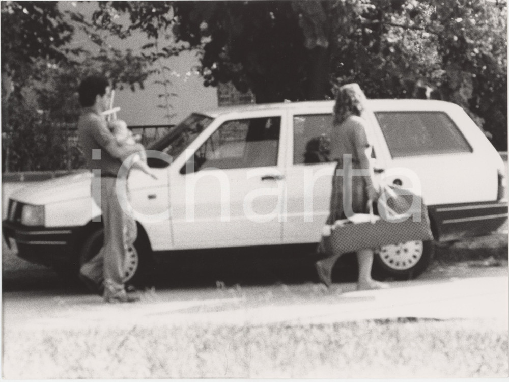 Fotografia d epoca originale 1985 ca ANNI DI PIOMBO Marco BARBONE Cristina GRINER paparazzati Foto 6 1
