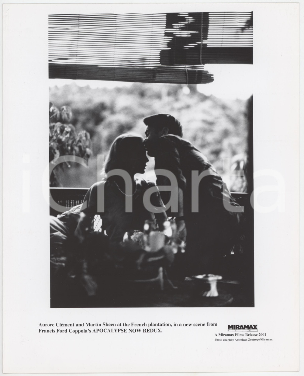 Materiale cinematografico d’epoca 2001 CINEMA Apocalypse Now Redux  Martin SHEEN Aurore CLEMENT Photo 20x25 cm 1