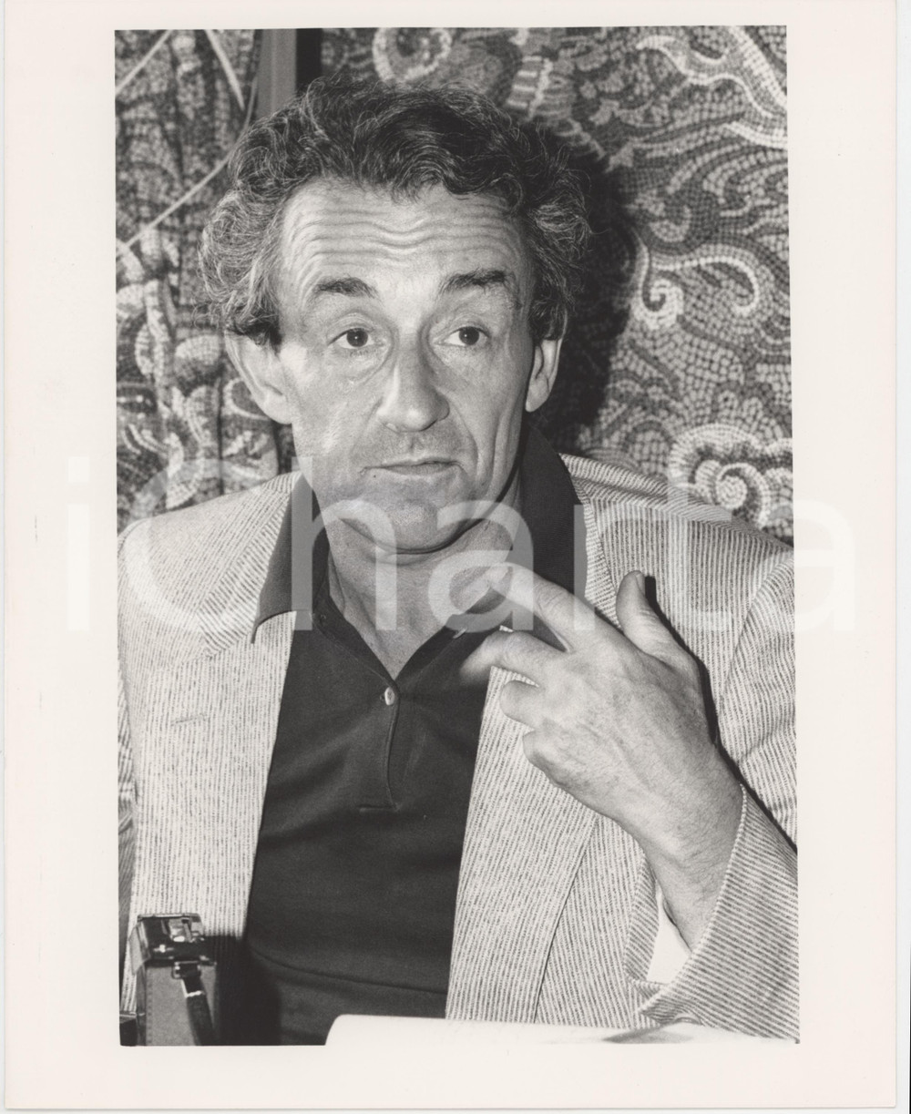 Fotografia d epoca originale 1987 VENEZIA Mostra del Cinema  Louis MALLE Ritratto del regista  Foto 20x25 1