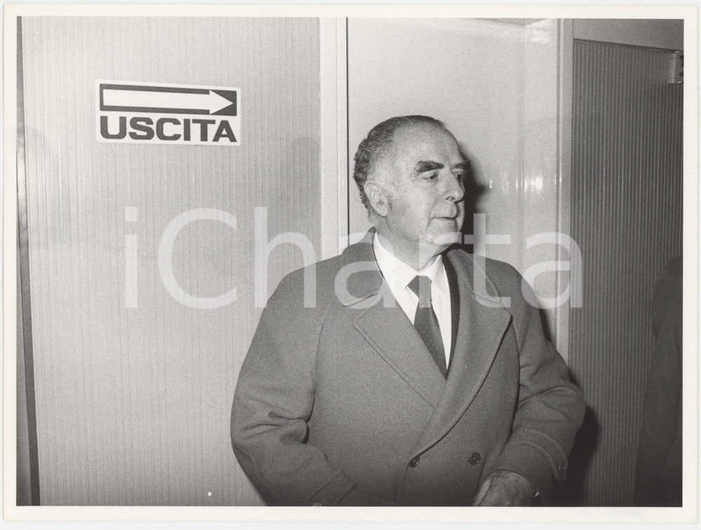 Fotografia d epoca originale 1985 ca PARTITO SOCIALISTA DEMOCRATICO Pier Luigi ROMITA Politico PSDI Foto 2 1