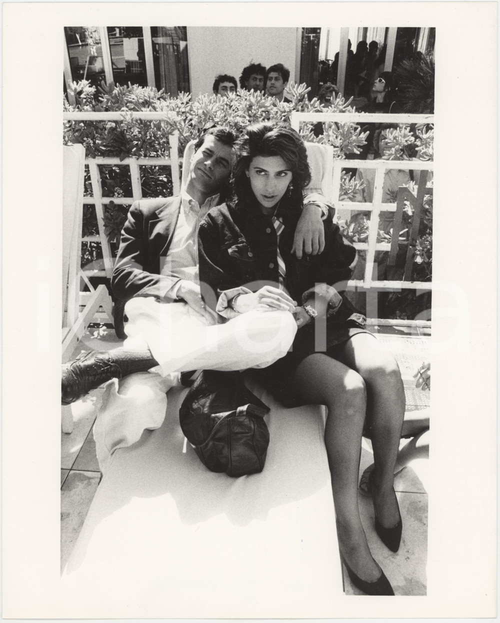 1985 ca ITALIA - CINEMA Jo CHAMPA Andrea OCCHIPINTI Foto 20x25 cm