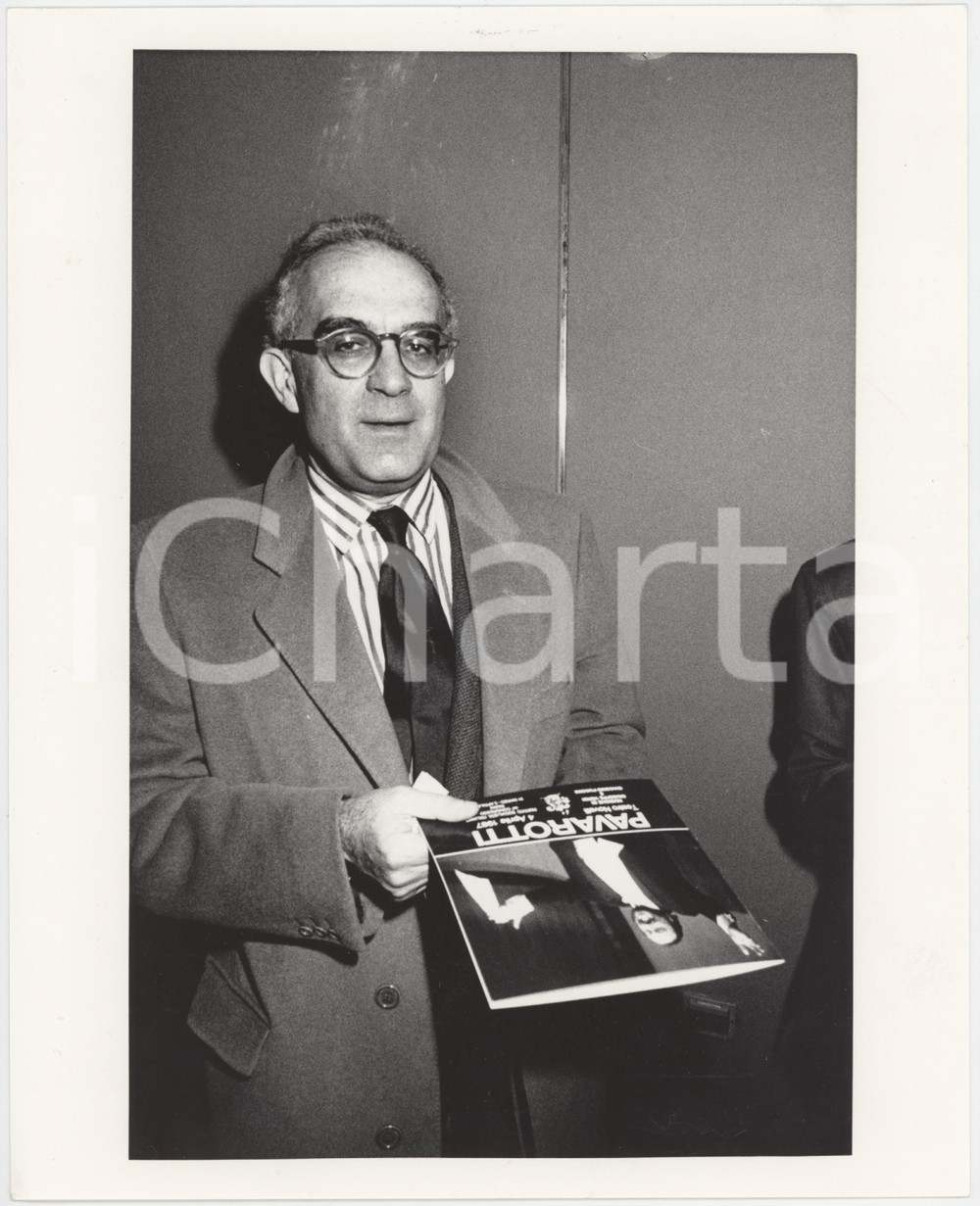 1987 MILANO Teatro Novelli - Massimo PINI al concerto di Luciano PAVAROTTI Foto