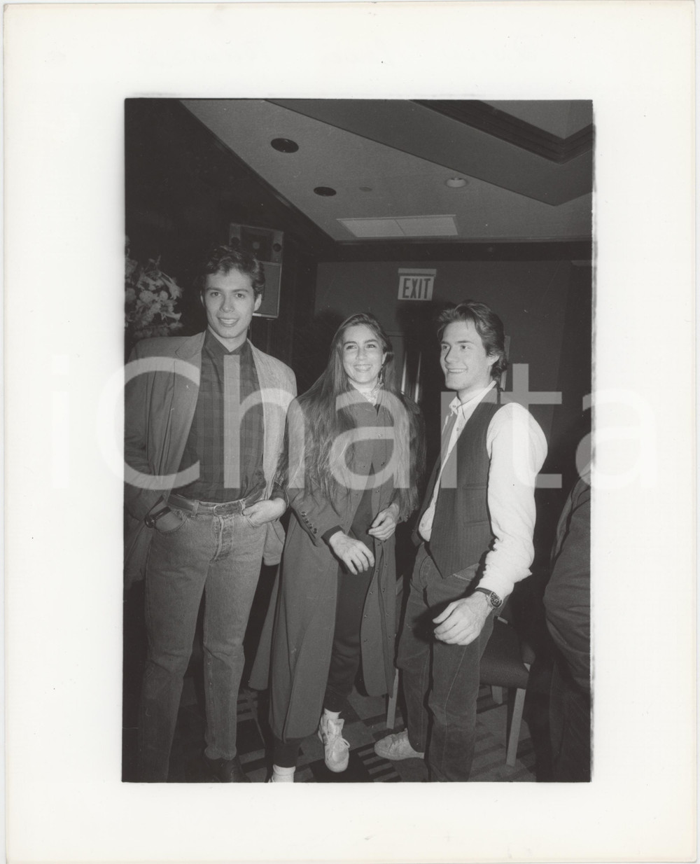 1989 FESTIVAL DI SANREMO Romina POWER Danny QUINN Gianmarco TOGNAZZI Foto (1)
