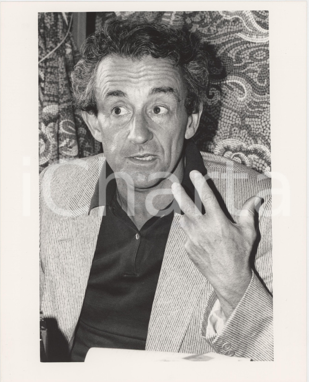 Fotografia d epoca originale 1987 VENEZIA Mostra del Cinema  Louis MALLE Ritratto regista  Foto 20x25 cm 1