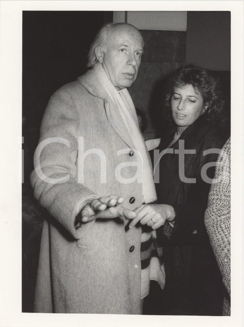 Fotografia d epoca originale 1985 ca ITALIA  COSTUME Uwe Henrik PETERS Ritratto  Foto 18x24 cm 1