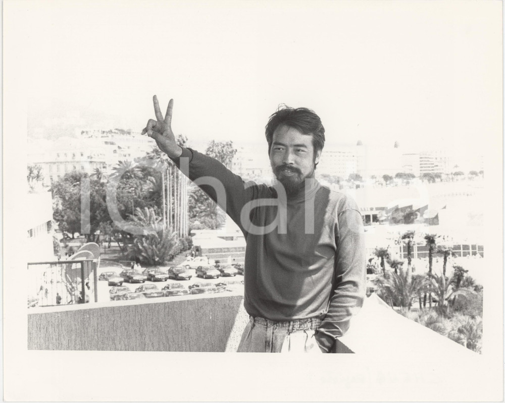 Fotografia d epoca originale 1988 CANNES FILM FESTIVAL Kaige CHEN Director  Foto 25x20 cm 1