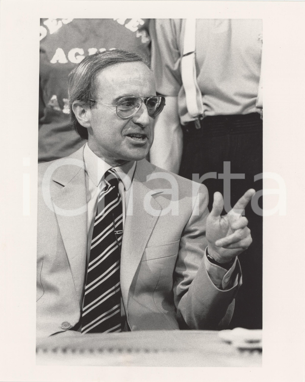 1985 ca SPORT - BASKET Dan PETERSON Ritratto dell'allenatore - Foto 20x25 cm