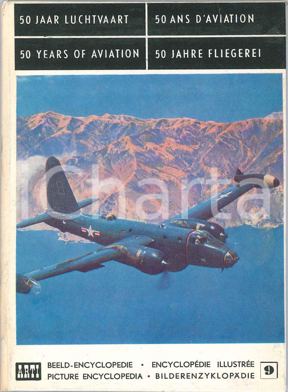 Libro, pubblicazione d epoca 1953 50 Years of AVIATION  Picture Encyclopedia ARTI nÂ° 9  72 p. 1