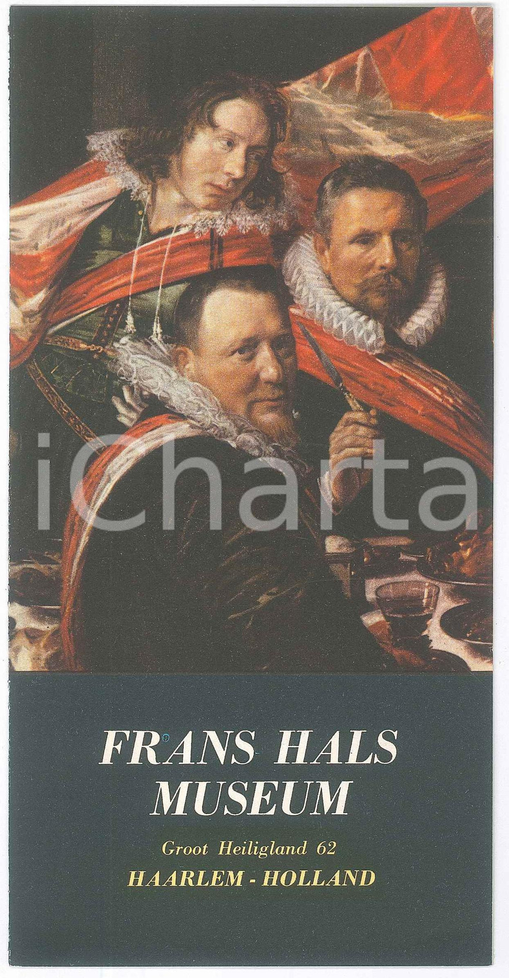 Materiale pubblicitario d’epoca 1960 HAARLEM HOLLAND Frans Hals Museum  VINTAGE brochure 1