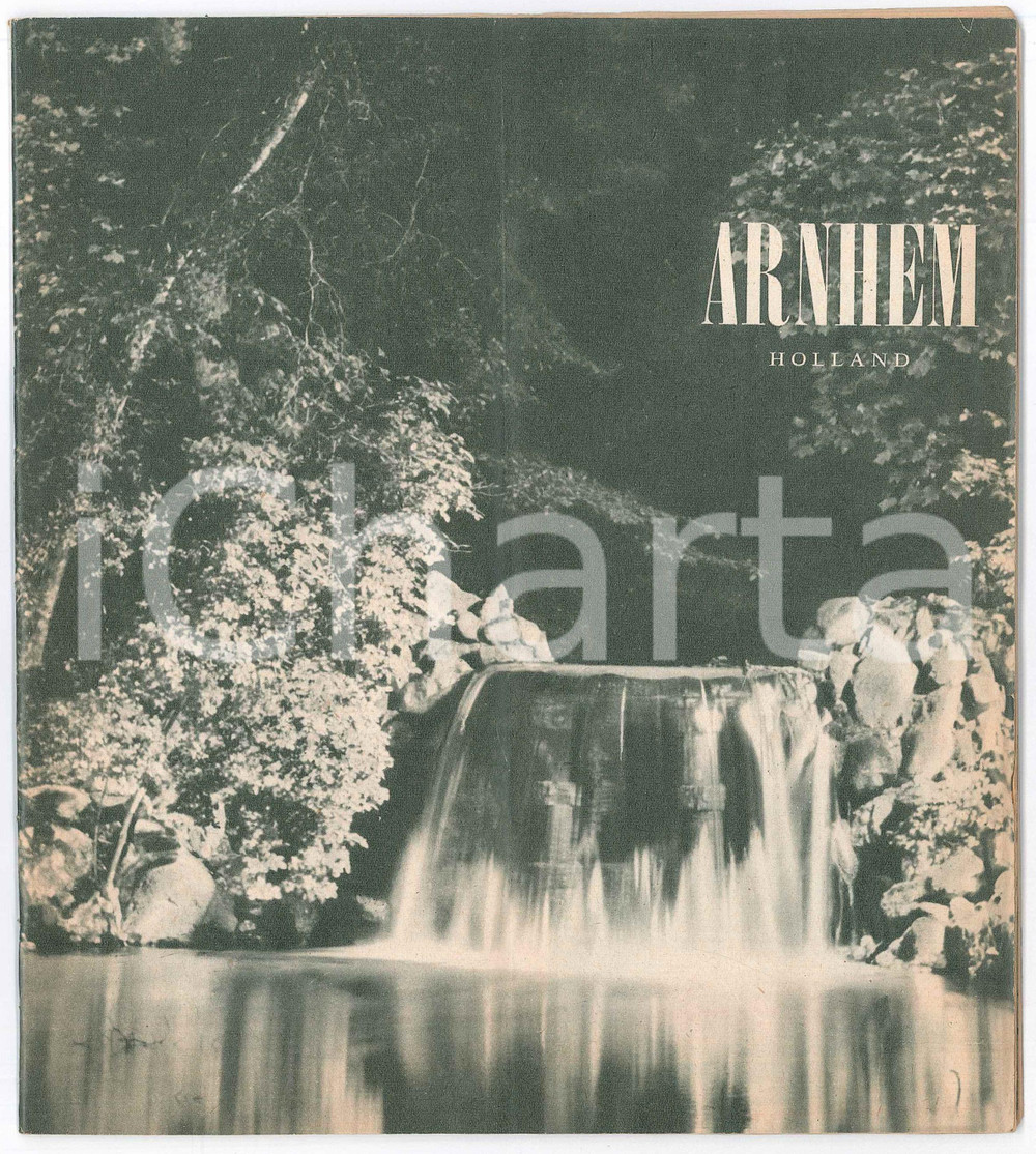Materiale pubblicitario d’epoca 1960 ca TURISMO  ARNHEIM HOLLAND  Pieghevole ILLUSTRATO 47 pp. 1