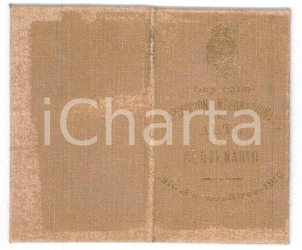 Oggetto da collezione cartaceo 1910 BUENOS AIRES Exposicion internacional de arte del centenario  Tarjeta 1