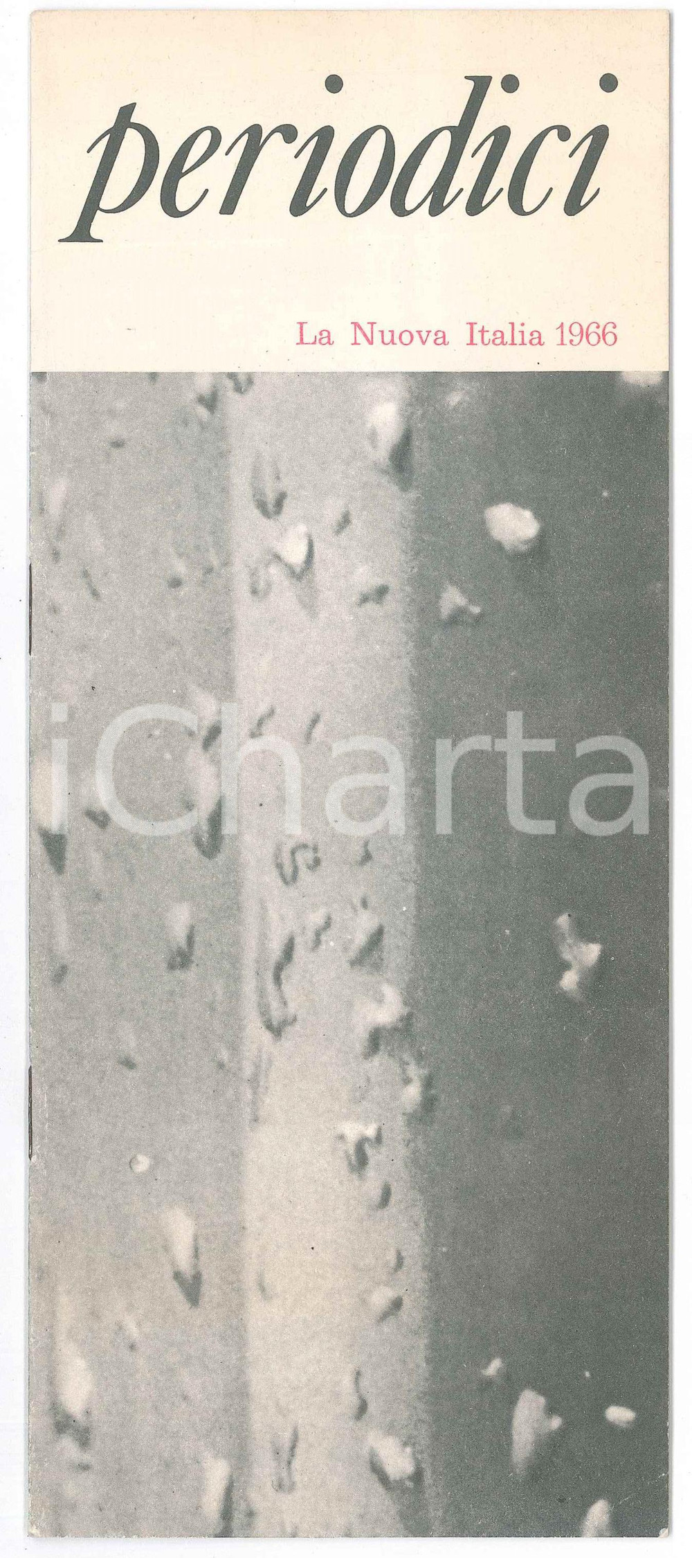 Materiale pubblicitario d’epoca 1966 EDITORIA  LA NUOVA ITALIA  Listino periodici 1