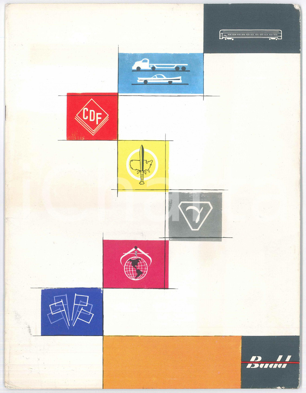 Materiale pubblicitario d’epoca 1958 PHILADELPHIA  The BUDD Company  Plants  Activities 20 p. 1