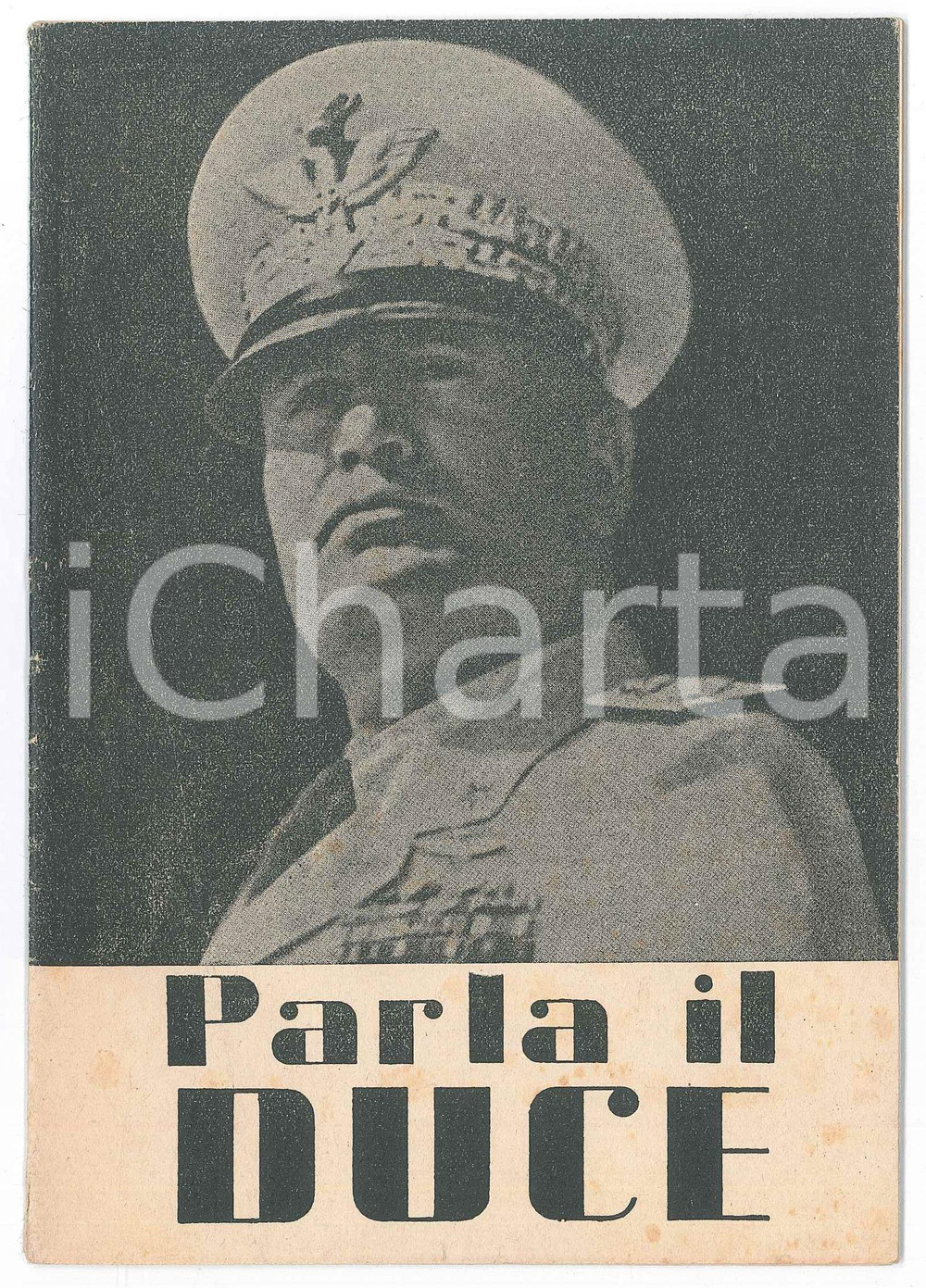 Libro, pubblicazione d epoca 1941 FASCISMO Parla il Duce  Discorso nel primo annuale dell intervento 1