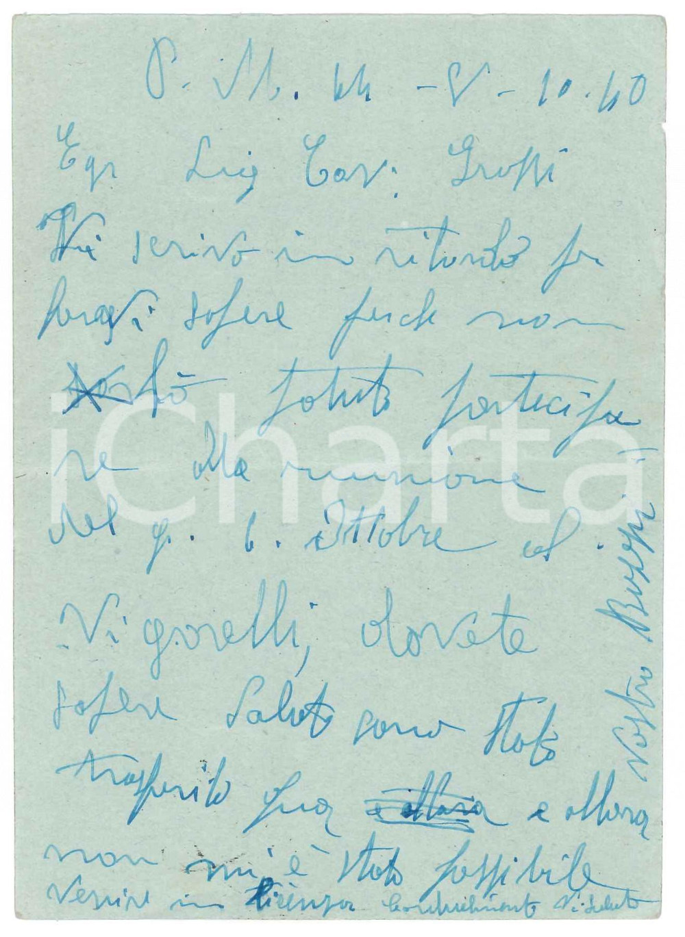 Autografo originale 1940 WW2 CICLISMO Cartolina Olimpio BIZZI  7Â° Autoreparto Pesante  AUTOGRAFO 1