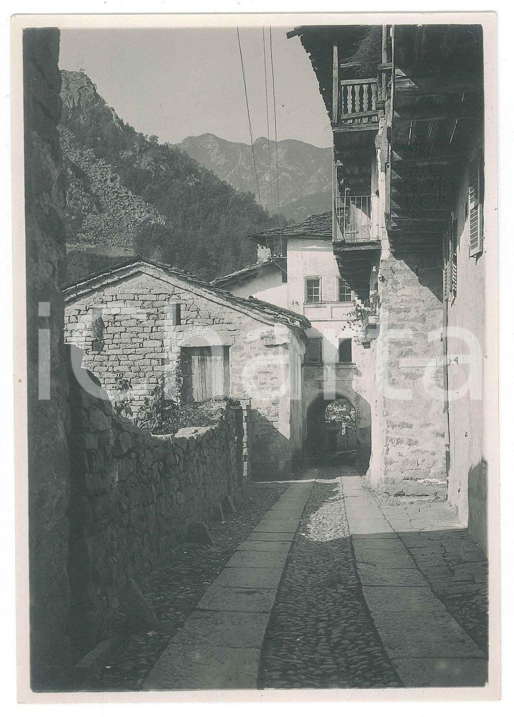 Fotografia d epoca originale 1930 VALMOSCA BI Casa natale madre di Federico ROSAZZA Foto 12x17 cm 1
