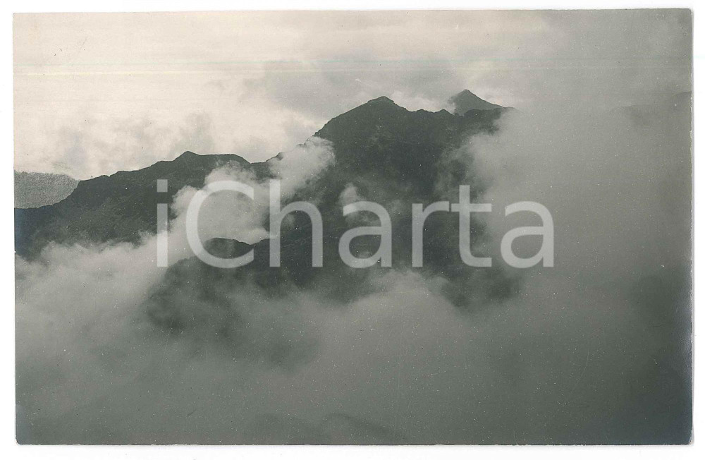 Fotografia d epoca originale 1930 ca ALPI BIELLESI  Vette tra le nubi  Foto ARTISTICA 15x10 cm 2 1