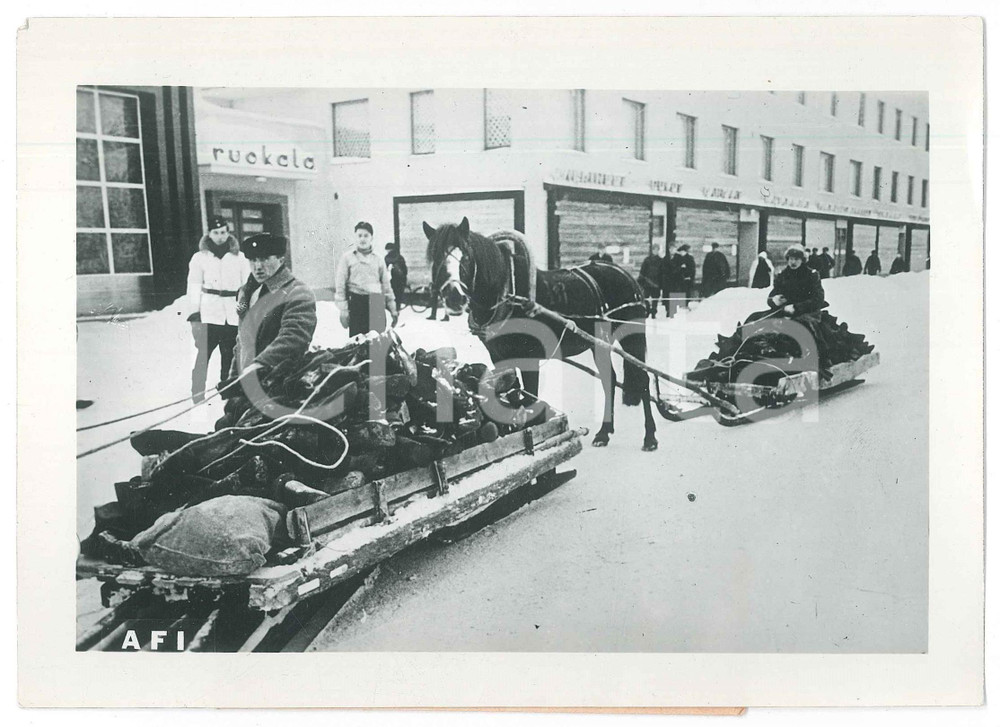 1942 WW2 HELSINKI Slitte piene di scarpe dei soldati per la calzoleria militare